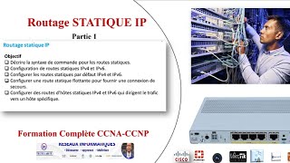 COMMENT CONFIGURER UN ROUTAGE STATIQUE  PARTIE 1 CISCO STATIQUE RESEAUX INFORMATIQUE [upl. by Groveman]