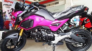 Honda MSX 125 SF 2017 Pink [upl. by Nevil57]