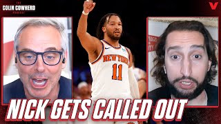 Jalen Brunson’s father CALLS OUT Nick Wright at Knicks76ers  Colin Cowherd NBA [upl. by Odab481]