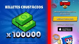 CONSIGUIENDO BILLETES CRUSTÁCEOS GRATIS real en Brawl Stars 🎁 [upl. by Piscatelli448]