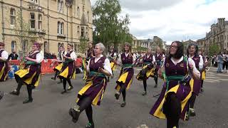 Belle DVain Northwest Morris dance quotJesss Jubilee Polka quot Oxford Folk Festival April 2024 [upl. by Sidnak]