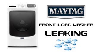 Maytag Front Load Washer Leaking MHW5630HW [upl. by Aihtenyc906]