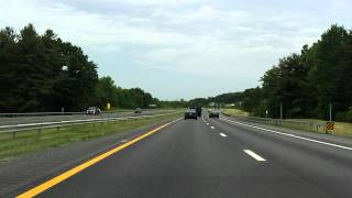 New York State Thruway Interstate 87 Exits 21B to 21A northbound [upl. by Benton]