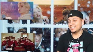 REACTING to STRAY KIDS CHRISTMAS MUSIC Christmas EveL 24 to 25 Winter Falls  KPOP REACTION [upl. by Nani]