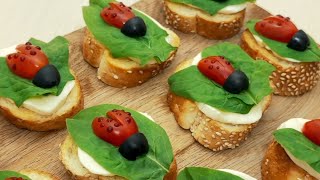 Secret to Perfect CANAPES 🥖 Quick and Tasty Recipe for Every Party [upl. by Cornwell]