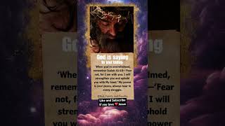 Daily Devotional  God’s Promise for Overwhelming Times  Isaiah 4110 dailyjesusdevotional [upl. by Tennies603]