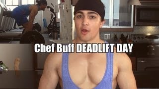 Chef Buff DEADLIFT Workout Ed Coan Week 4 455 x 2 [upl. by Nnyrat]