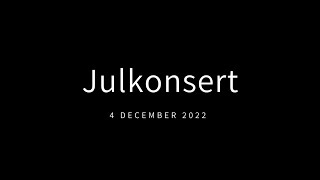 Julkonsert 2022 [upl. by Eiuqnimod515]