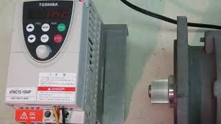 TOSHIBA VFNC1S1004P INVERTER 動作確認 [upl. by Aseela]