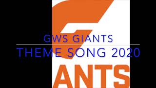 AFL GWS Giants Theme Song 2024 Lyrics [upl. by Libove]