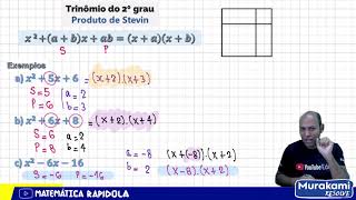 Fatoração do trinômio do 2° grau  FATORAÇÃO [upl. by Oremoh]