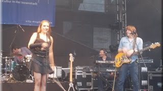 Jeanette Biedermann mit EWIG live beim Europafest in Magdeburg 2 [upl. by Lashoh]