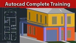 AutoCAD Tutorial Course Complete Beginner to Advance  Learn Autocad complete [upl. by Nolek943]