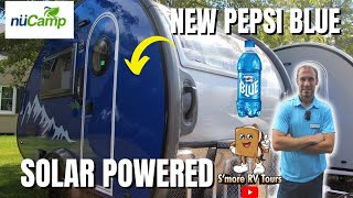 NEW PEPSI BLUE Tiny Trailer 2023 TB 320 S Boondock With Bathroom Come Take A LOOK [upl. by Kcirtap]