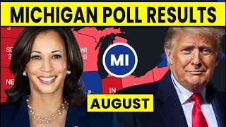 Michigan Poll Results Donald Trump vs Kamala Harris 2024 US Election [upl. by Ycat365]