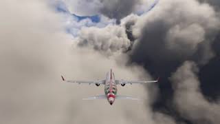 Vol VOLOTEA avec météo réelle et trafic entre Montpellier Méditerranée et Lille Lesquin LFMT LFQQ A3 [upl. by Georgie]