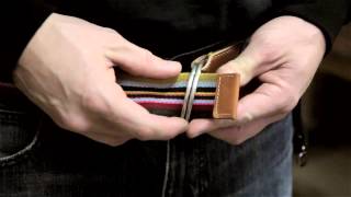 How to Buckle a DoubleRing Belt  Solutions for Clothing Questions [upl. by Benito239]