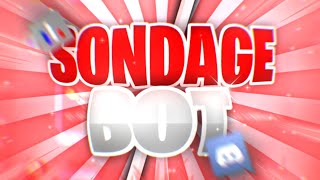 COMMENT FAIRE UN SONDAGE AVEC UN BOT SUR DISCORD [upl. by Wendelina]