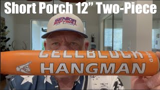 Senior Softball Bat Reviews Short Porch HANGMAN 12quot TwoPiece [upl. by Fayina]