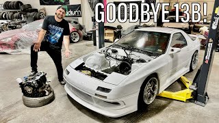 We decide to pull the rotary OUT of my RX7 [upl. by Tsugua]