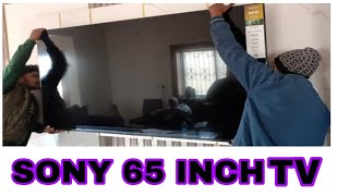 Unveiling the Secrets of the Sony 65 Inch TV Full Unboxing [upl. by Lette]