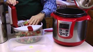 How to Make Homemade Beef Stew in a Pressure Cooker Using a Genius Food Chopper [upl. by Ecadnac]