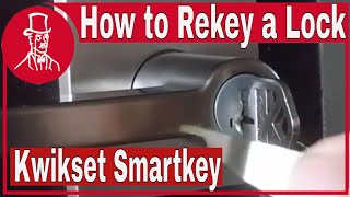 How to rekey a lock with Kwikset smart key [upl. by Ediva181]