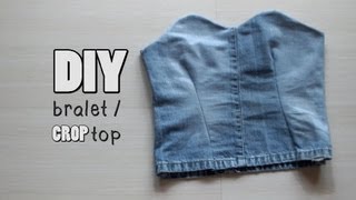 DIY Bralet  Crop Top [upl. by Alarice]