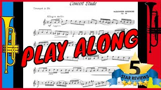 Alexander Goedicke  Concert Etude Op49 Accompaniment Play along Backing track [upl. by Hatty]