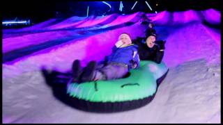 Worlds First Cosmic Tubing at Mt Hood Skibowl [upl. by Ahtram]