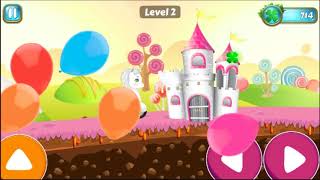 Pony Friends racing game for kids candy landPart6 [upl. by Waly]