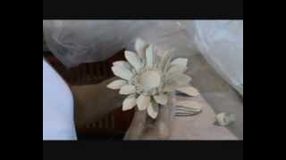 Capodimonte porcelain flowers [upl. by Waldo]