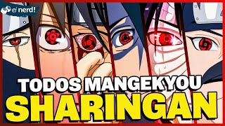 TODOS OS MANGEKYO SHARINGAN DE NARUTO Qual é o mais Poderoso [upl. by Eikciv265]