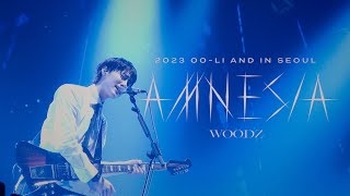 WOODZ AMNESIA Live Clip 2023 WOODZ World Tour ‘OOLI and’ in Seoul [upl. by Johny]