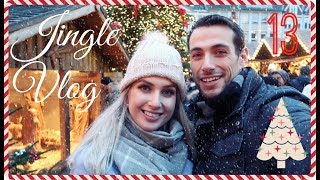 Kerstmarkt in Düsseldorf met Glühwein amp Bratwurst 🎄 JINGLE VLOG 13  Sarah Rebecca [upl. by Enutrof997]