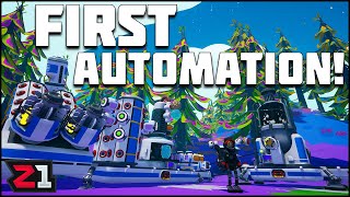 Setting Up my FIRST Automation  Automated Hydrazine  Astroneer Automation Update 2  Z1 Gaming [upl. by Doralin]