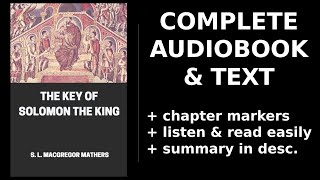 The Key of Solomon the King 👑 By S L MacGregor Mathers FULL Audiobook [upl. by Atilek620]