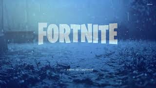 1 Hour Of RELAXING Fortnite Theme Song And Rainstorm Ambience [upl. by Aitam]