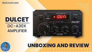 Dulcet DCA30X Amplifier with BluetoothUSBSD Card Detailed Unboxing amp Review with Sound Testing ⚡⚡ [upl. by Hepsiba]