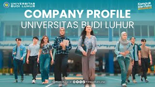 Company Profile Universitas Budi Luhur 2024 Indonesia Version [upl. by Artamas]