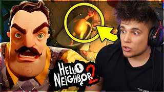 SĄSIAD UKRYŁ W ŁAZIENCE XD Hello Neighbor 2 DEMO [upl. by Boorer]