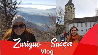 Vlog  Viagem Suíça Zurique  dicas e turismo [upl. by Amabelle]