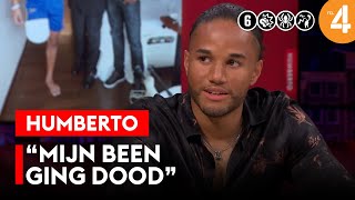 Noah verloor BEEN door HEFTIG ongeluk  Humberto  RTL Talkshow [upl. by Metah660]