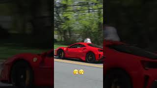 Cars Leaving Car Meet carshow ferrari ferrari812 488pista shorts [upl. by Hilbert]