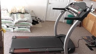 TREADMILL PROFORM 860 QUIET FOLDING SPACE SAVER PRO TEK EXCELLENT CONDITION 390 [upl. by Elisabet403]