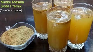 Nimbu Masala Soda Premix  Lemon Soda Premix Recipe  By Neha Ki Pakshala [upl. by Aifos23]