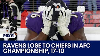 Ravens fans react to championship loss to Chiefs [upl. by Carney]