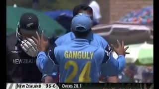 India vs New Zealand cricket World Cup 2003 highlights [upl. by Vita]