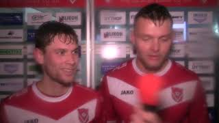 Reacties Mees Gootjes amp Gerbrand Waaksma na Harkemase Boys  Staphorst [upl. by Arrad]