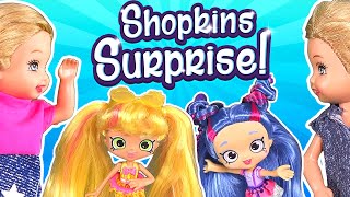 Barbie  The Twins Shopkins Surprise  Ep119 [upl. by Notniuqal]